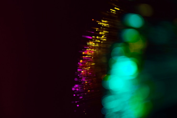 Foto gratuito fondo de fibra óptica