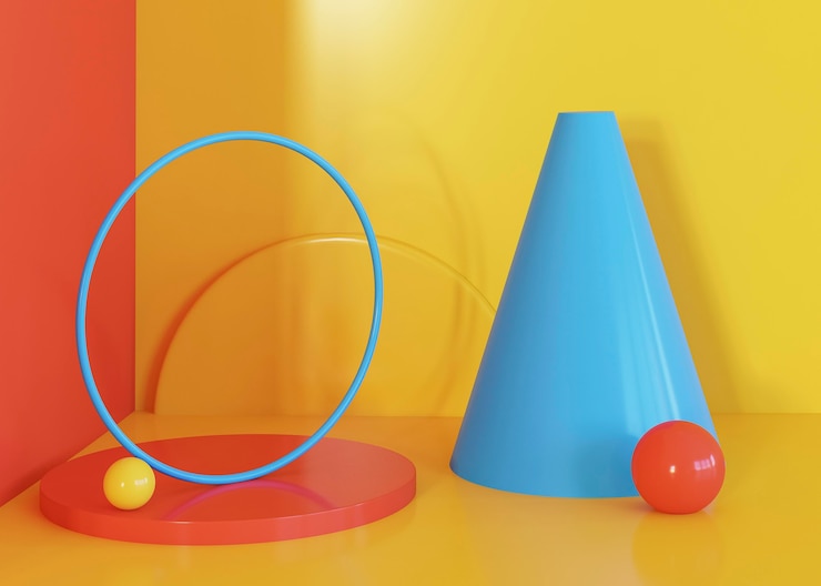 Foto gratuito fondo de formas geométricas de colores
