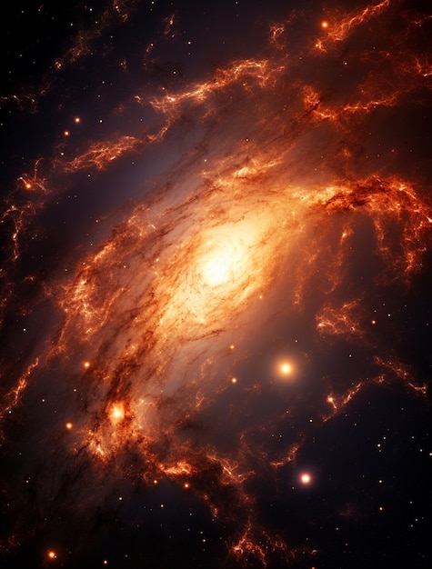 Foto gratuita fondo fotorrealista de la galaxia