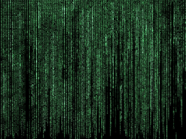 Fondo futurista con letras verdes