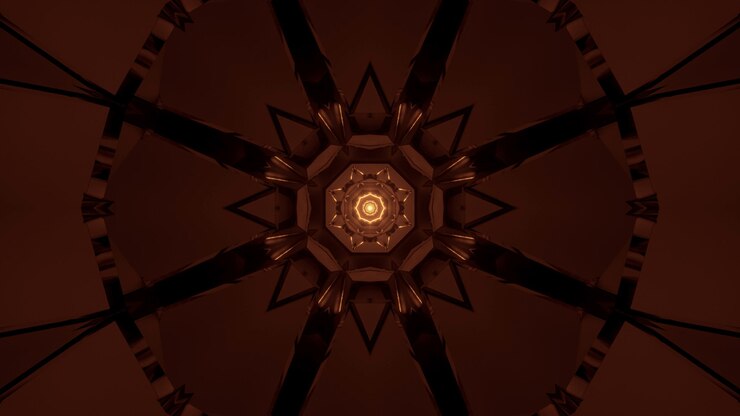 Foto gratuito fondo futurista con luz de neón abstracta brillante