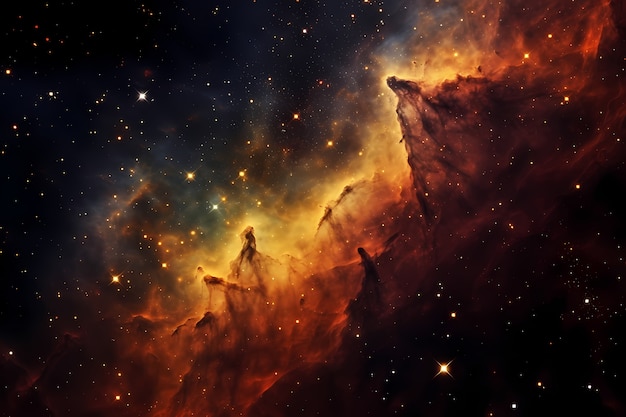 El fondo de la galaxia de estilo fantasía