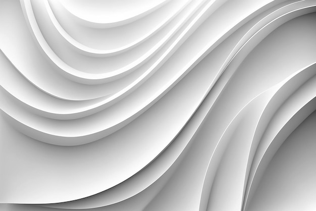 Foto gratuita fondo geométrico moderno con líneas redondas blancas