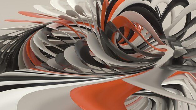 Fondo de giro abstracto geométrico 3D