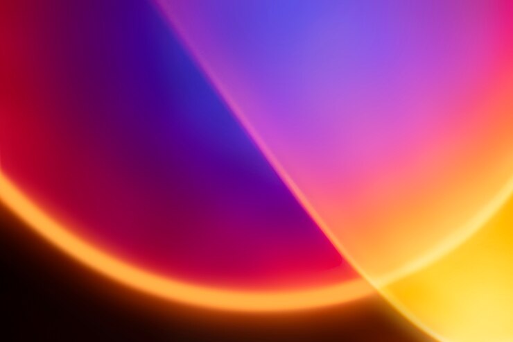 Foto gratuito fondo de gradiente colorido con luz de neón