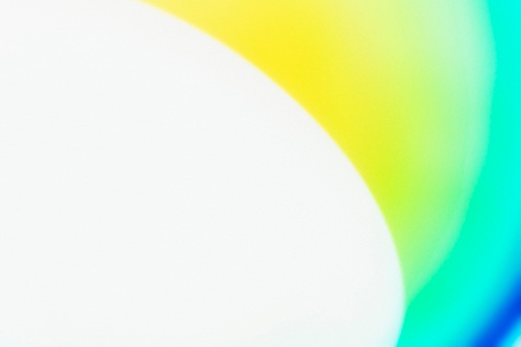 Foto gratuito fondo gradiente con efecto de luz blanca y verde