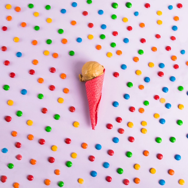 Foto gratuita fondo de helado