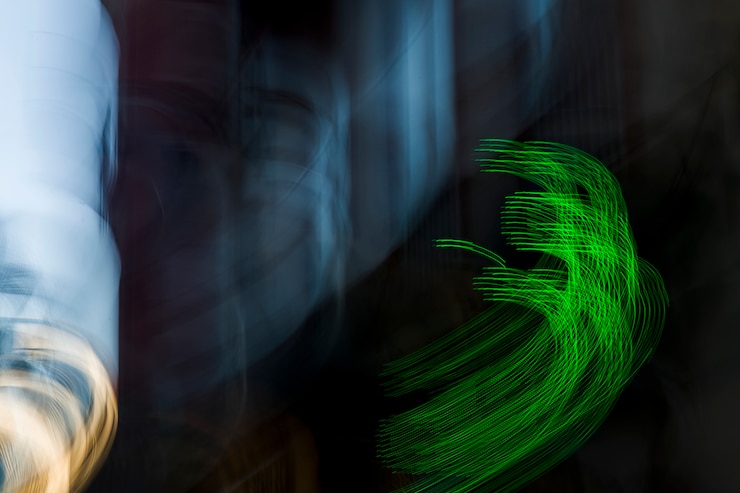 Foto gratuito fondo de luces borrosas