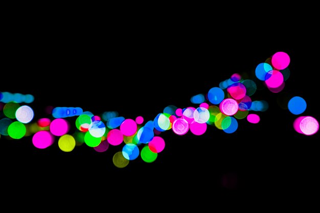 Foto gratuita fondo de luces coloridos bokeh