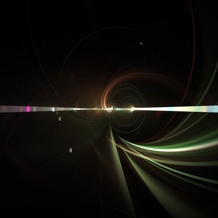 Foto gratuito fondo de luces fractales