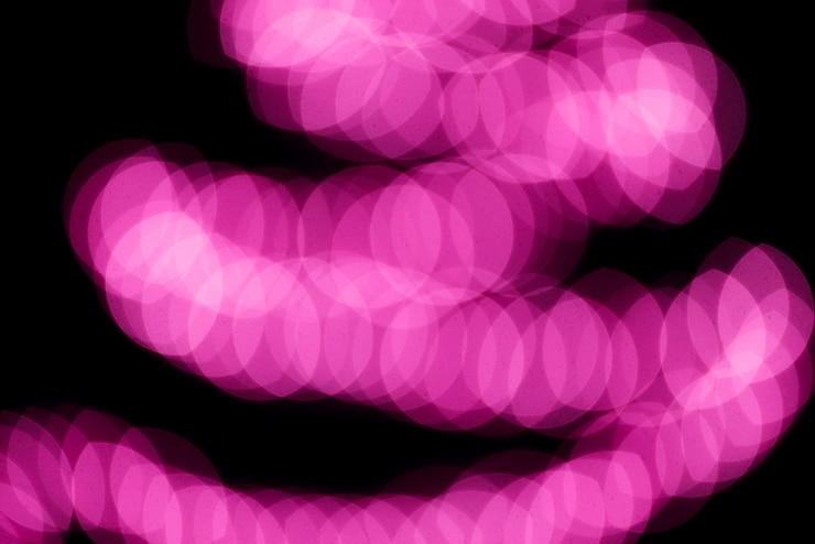 Foto gratuito fondo de luces de neón rosado
