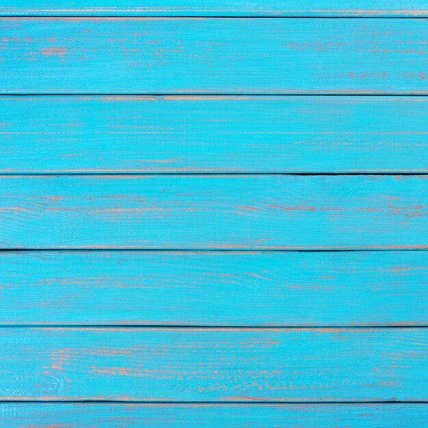 Fondo de madera azul brillante cubierta de playa de verano