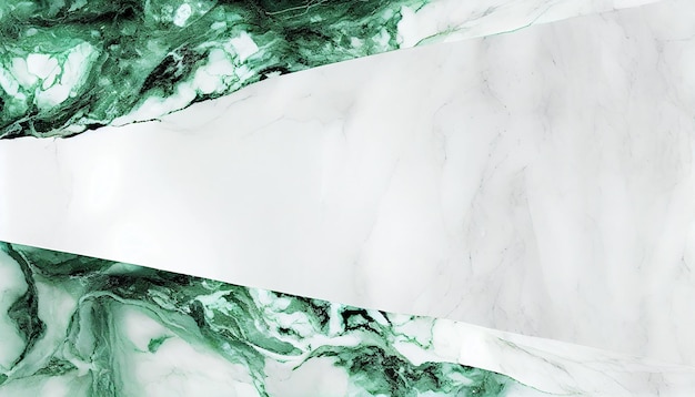 Foto gratuita un fondo de mármol verde con un fondo de mármol blanco.