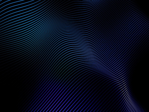 Fondo moderno 3D con líneas fluidas