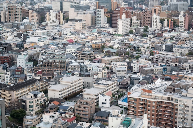 Fondo moderno de la calle tokio