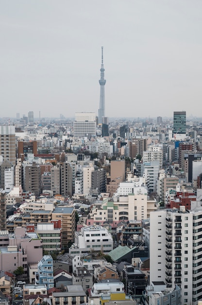 Foto gratuita fondo moderno de la calle tokio