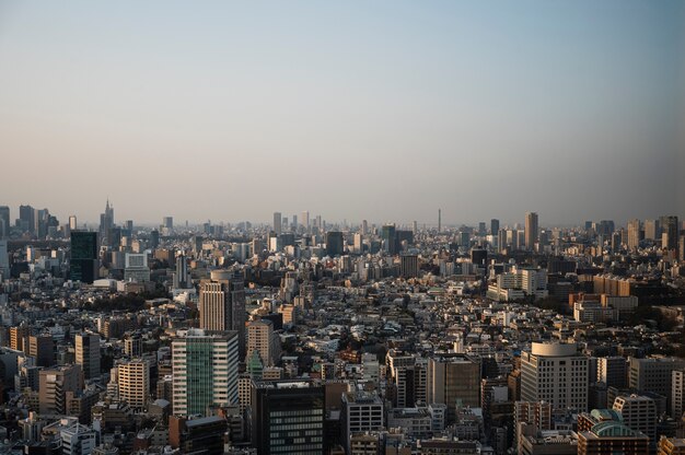 Fondo moderno de la calle tokio