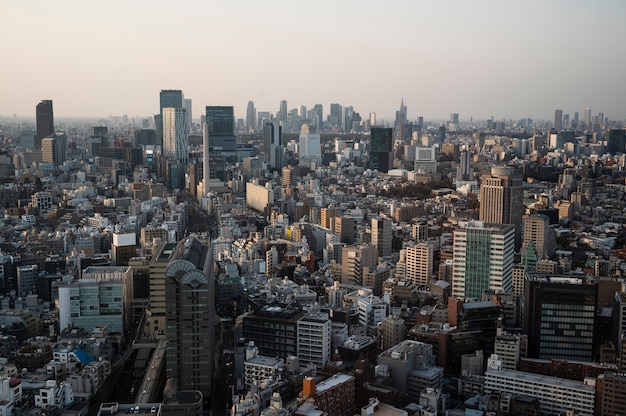 Fondo moderno de la calle tokio