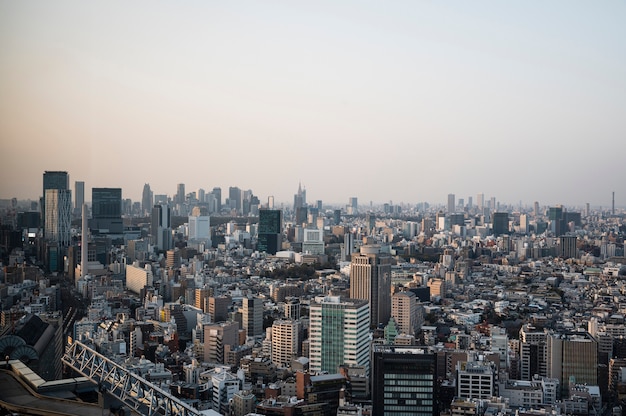 Fondo moderno de la calle tokio