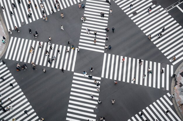 Fondo moderno de la calle tokio