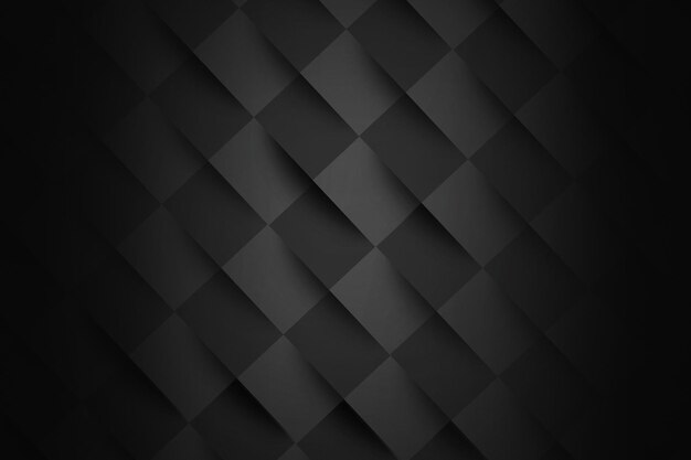 Fondo moderno de papel negro en 3D