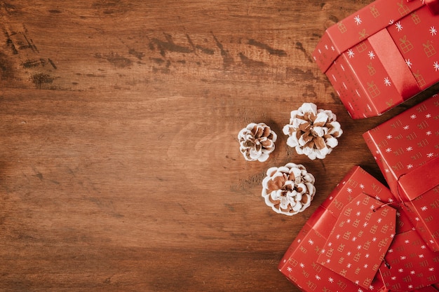 Fondo de navidad con espacio a la izquierda