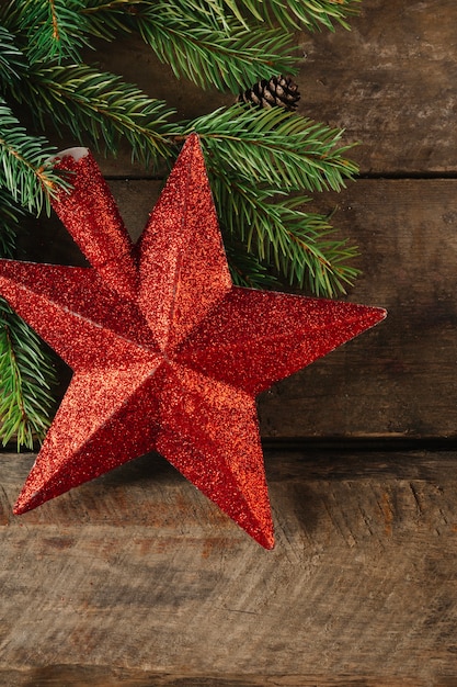 Foto gratuita fondo de navidad con estrella