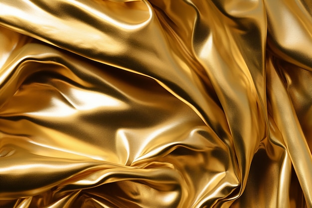 Fondo de oro en 3D abstracto