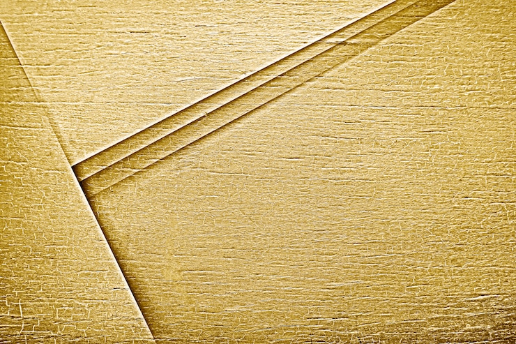 Foto gratuito fondo de oro con dibujos de madera