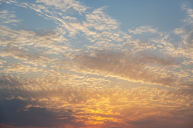 Fondo de paisaje de cielo con nubes