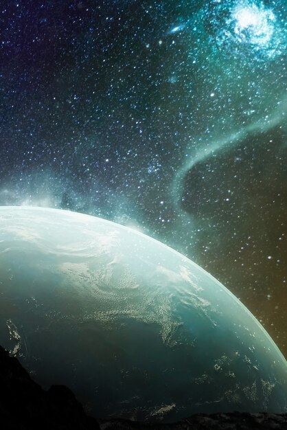 Fondo de pantalla de concepto astral