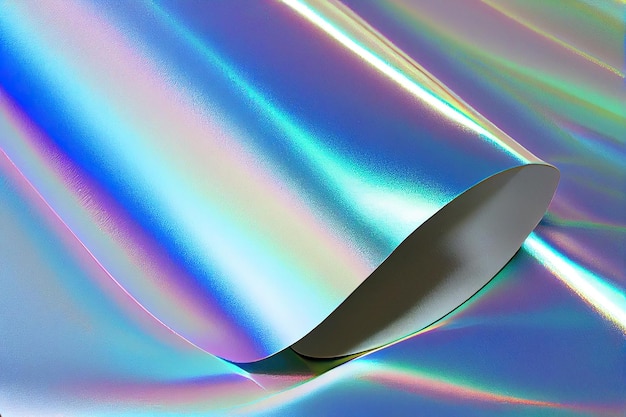 Foto gratuita fondo de pantalla degradado iridiscente holográfico metálico 4