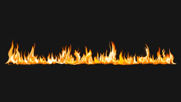 Foto gratuita fondo de pantalla flame hd, imagen de fuego realista