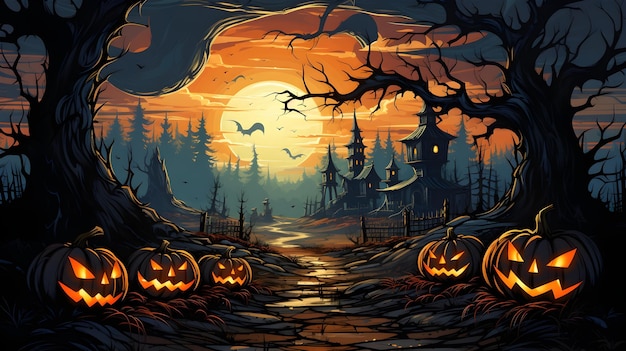 Foto gratuita fondo de pantalla de halloween