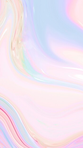 Fondo de pantalla móvil holográfico pastel abstracto