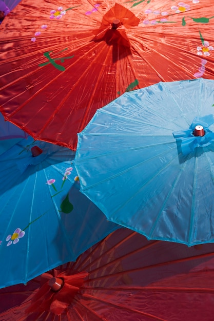 Fondo de paraguas japonés wagasa