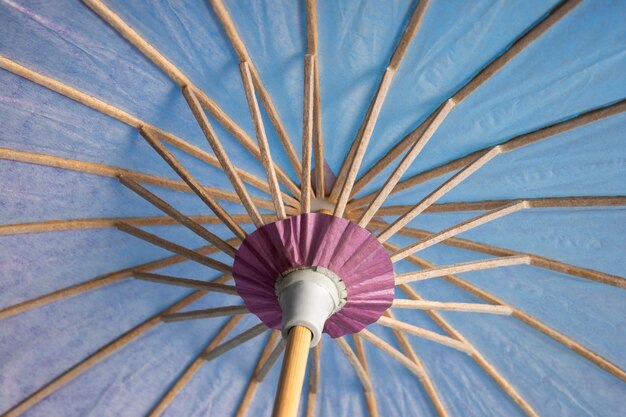 Fondo de paraguas wagasa japonés tradicional