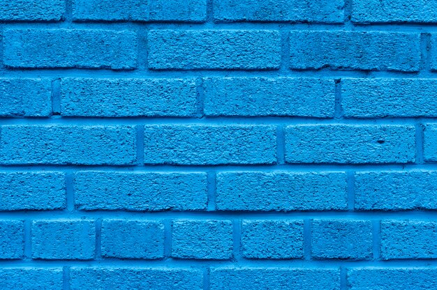 Fondo de pared de ladrillo azul