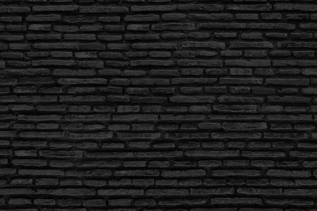 Fondo de pared de ladrillo negro