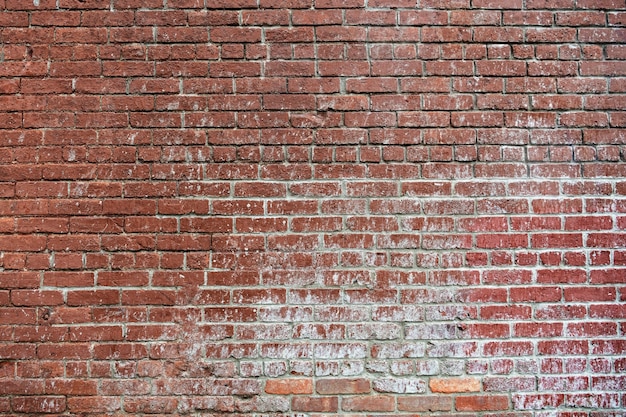 Fondo de pared de ladrillo rojo grunge