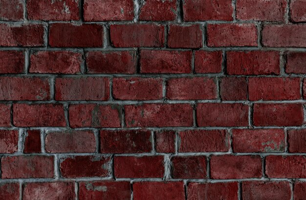 Fondo de pared de ladrillo rojo con textura