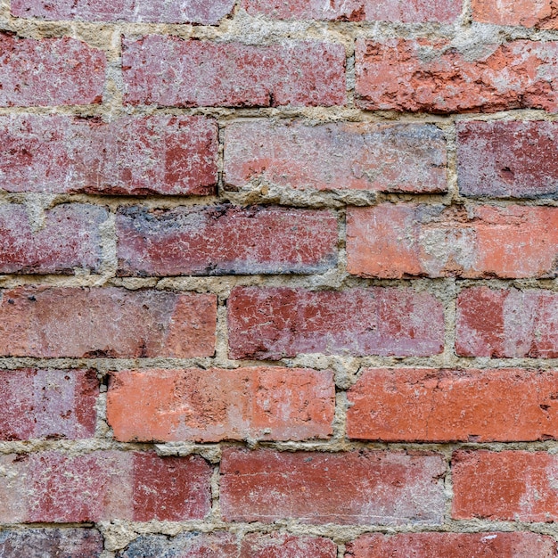 Fondo de pared de ladrillo rojo