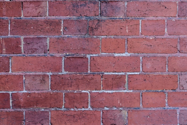 Fondo de pared de ladrillo rojo