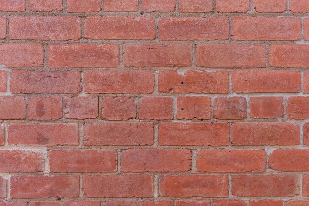 Fondo de pared de ladrillo rojo