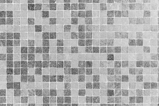 Fondo de la pared de mosaico gris