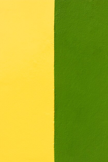Fondo de pared verde y amarillo