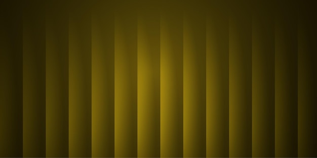 Fondo de patrón de cortina de color amarillo Bandera abstracta Diseño multipropósito