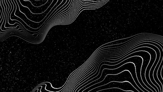 Fondo de patrón de onda abstracta 3D