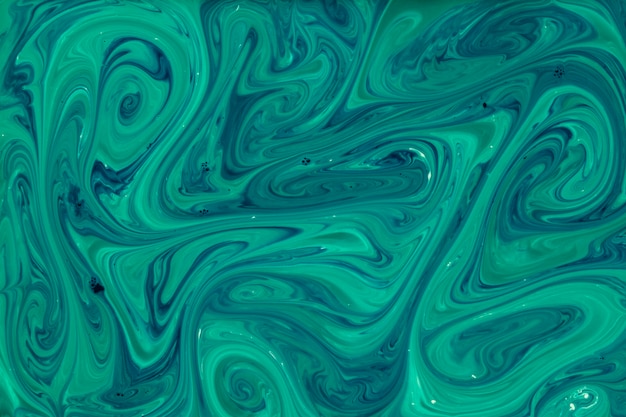 Fondo de patrón de pintura verde y azul transparente