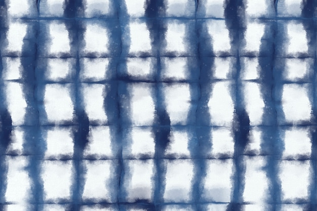 Fondo de patrón Shibori en color azul índigo